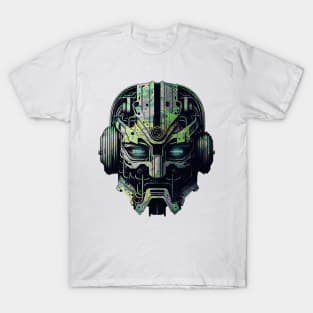 Camo Robot Head T-Shirt